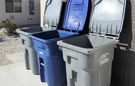 Trash valet can-to-curb service